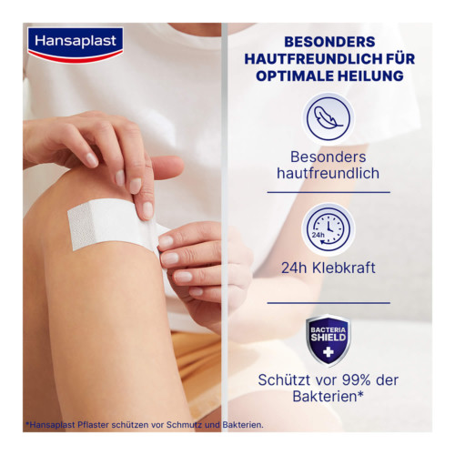 Hansaplast Sensitive Pflaster 1 m x 8 cm