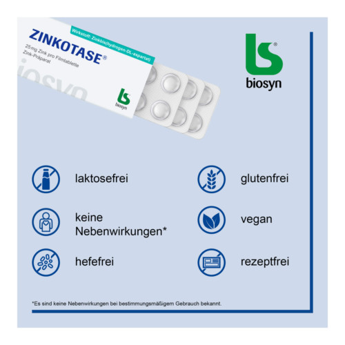 Zinkotase Filmtabletten