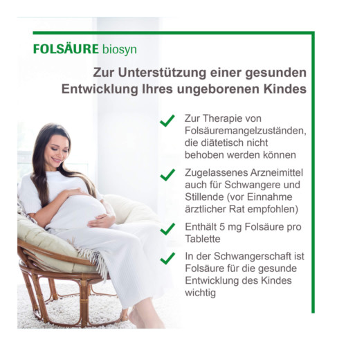 Fols&auml;ure biosyn Tabletten