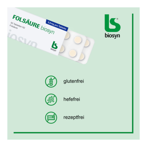 Fols&auml;ure biosyn Tabletten