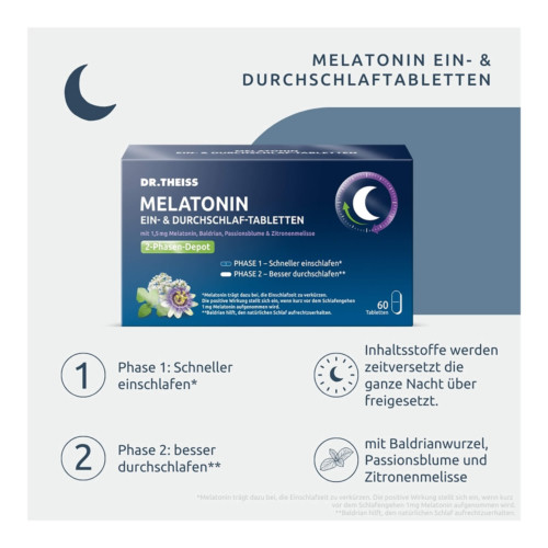 Dr. Theiss Melatonin Ein- & Durchschlaf-Tabletten