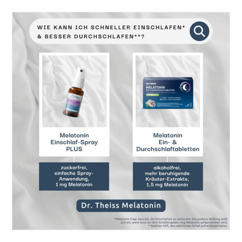 Dr. Theiss Melatonin Ein- & Durchschlaf-Tabletten