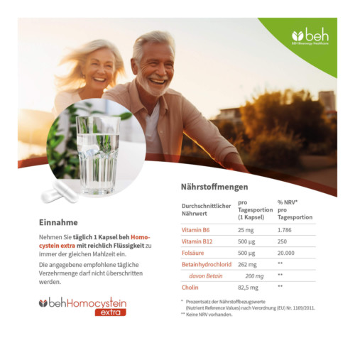 Beh Homocystein extra Kapseln