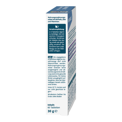 Sanotact Bierhefe + Zink Tabletten