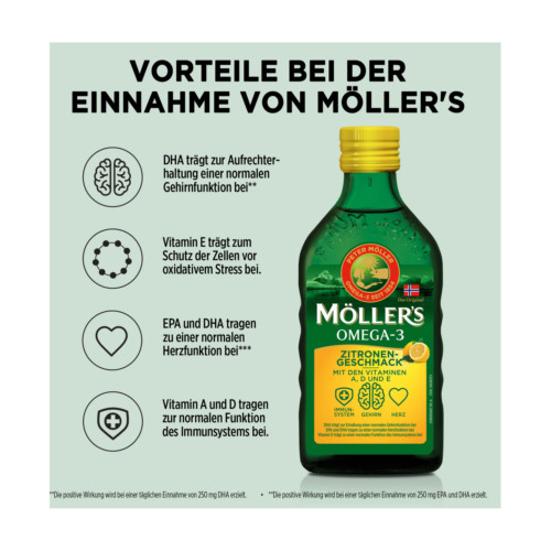M&ouml;llers Omega-3 &Ouml;l Zitronengeschmack