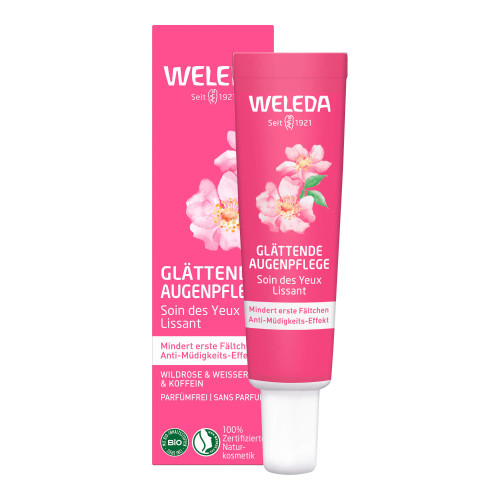 Weleda Gl&auml;ttende Augenpflege Wildrose & Wei&szlig;er Tee