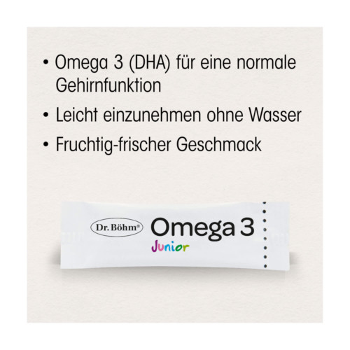 Dr. B&ouml;hm Junior Omega 3 Direktsticks
