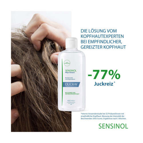 Ducray Sensinol Pflegeshampoo bei Juckreiz