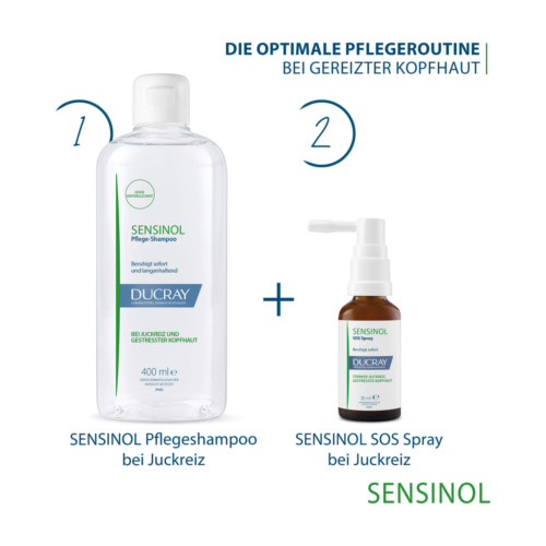 Ducray Sensinol Pflegeshampoo bei Juckreiz