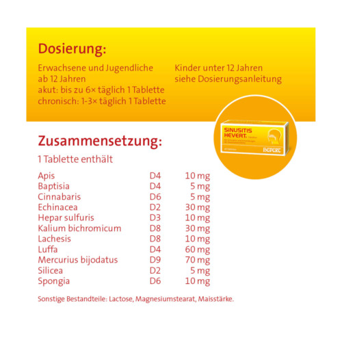 Sinusitis Hevert Tabletten