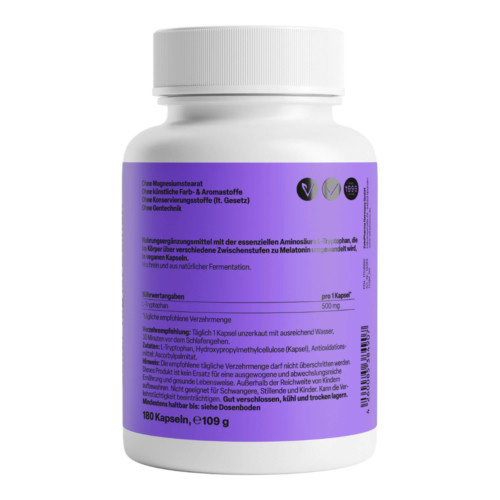ZeinPharma L-Tryptophan 500mg Kapseln