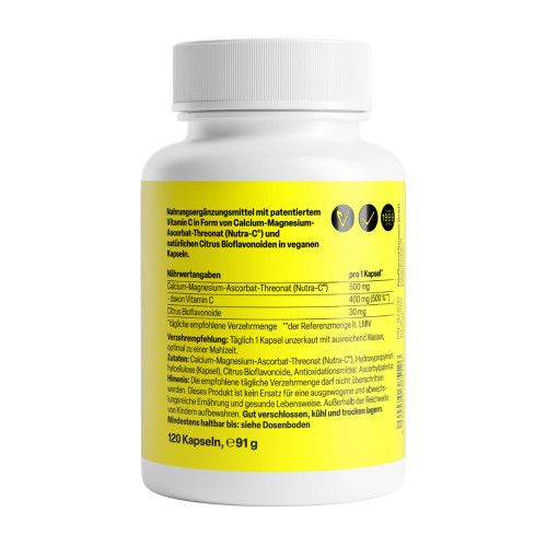 ZeinPharma Vitamin C Depot 400mg mit Citrus Bioflavonoiden
