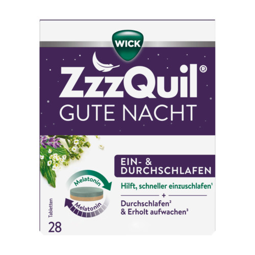 Wick ZzzQuil Gute Nacht Ein- und Durchschlafen Tabletten