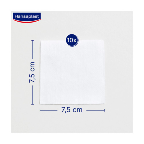 Hansaplast Soft Kompresse 7,5 x 7,5 cm steril
