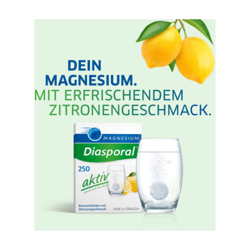 Magnesium Diasporal 250 aktiv Brausetabletten