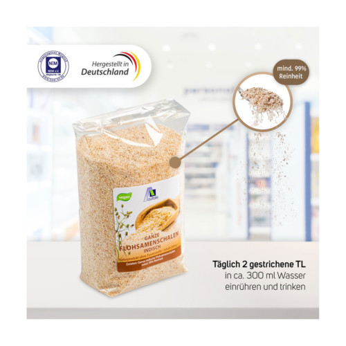 Flohsamenschalen Indisch