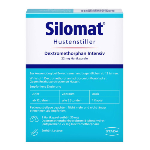 Silomat Hustenstiller Dextromethorphan Intensiv Hartkapseln