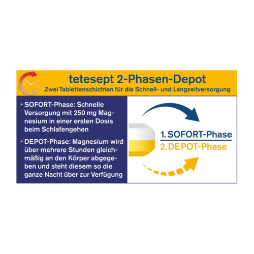 Tetesept Magnesium 500 Nacht Tabletten