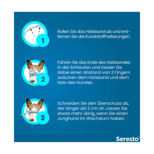Seresto Halsband f&uuml;r kleine Hunde
