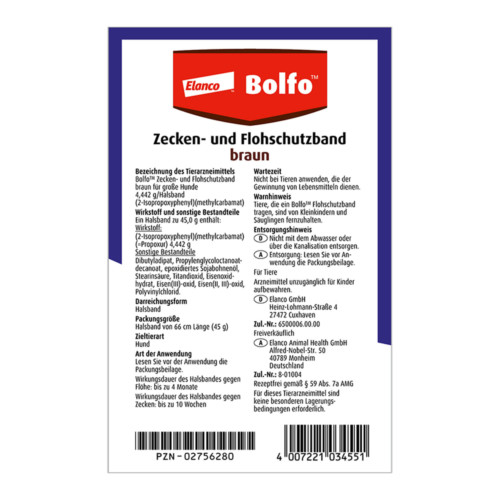 Bolfo Flohschutzband Hund