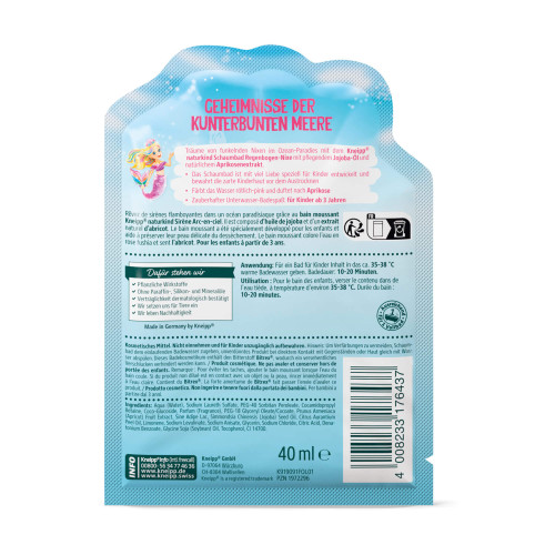 Kneipp Naturkind Schaumbad Regenbogen-Nixe