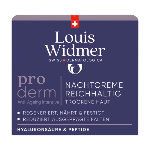 Widmer proderm Nachtcreme Reichhaltig leicht parf&uuml;miert