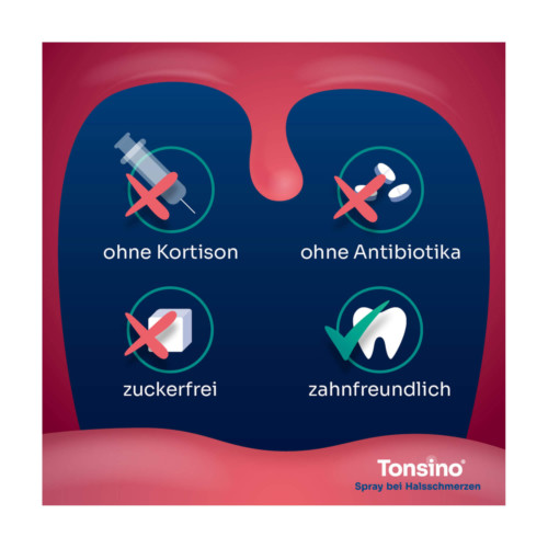 Tonsino Spray bei Halsschmerzen