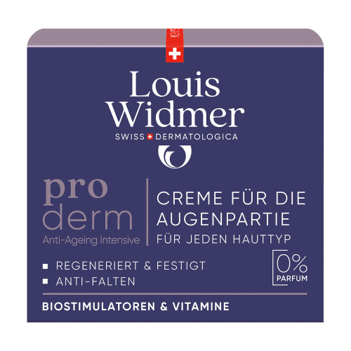 Widmer proderm Creme f&uuml;r die Augenpartie unparf&uuml;miert