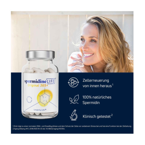 SpermidineLIFE Original 365+ Kapseln