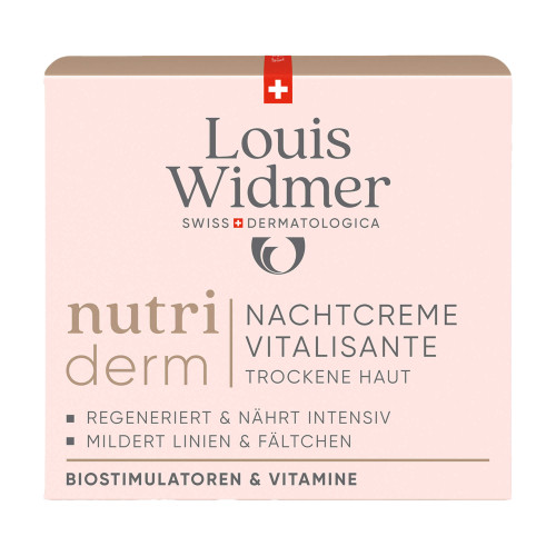 Widmer nutriderm Nachtcreme Vitalisante leicht parf&uuml;miert