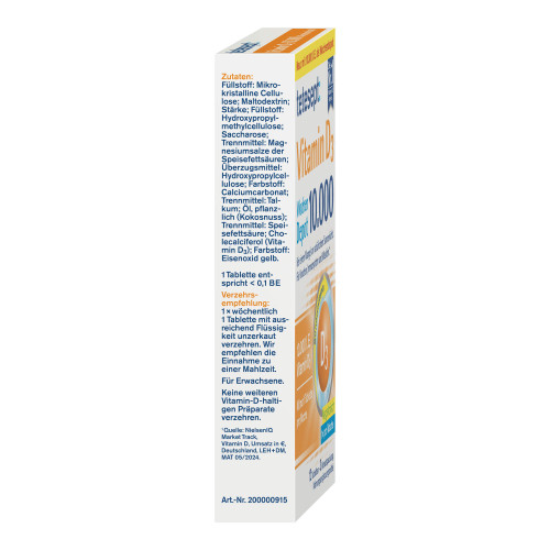 Tetesept Vitamin D3 10.000 Wochendepot Filmtabletten