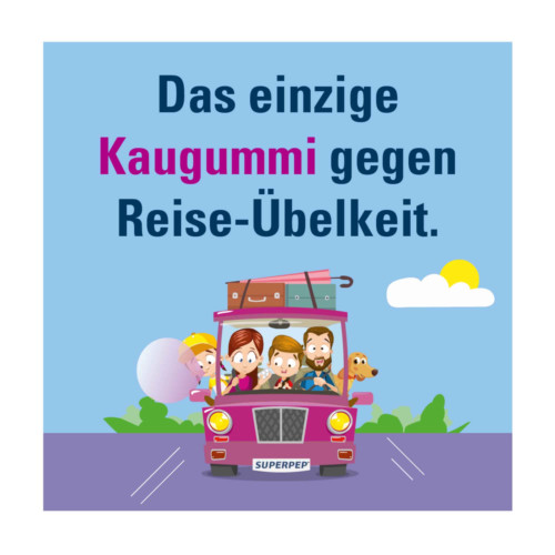 Superpep Reise Kaugummi-Drag&eacute;es 20 mg