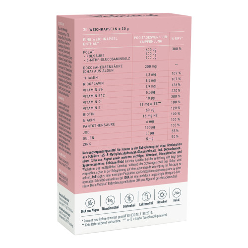 Velnatal Babyplanung Weichkapseln