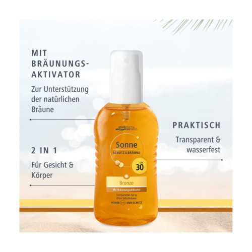 Sonne Schutz & Br&auml;une LSF 30 Pumpspray