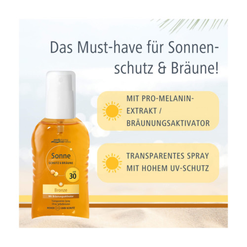 Sonne Schutz & Br&auml;une LSF 30 Pumpspray