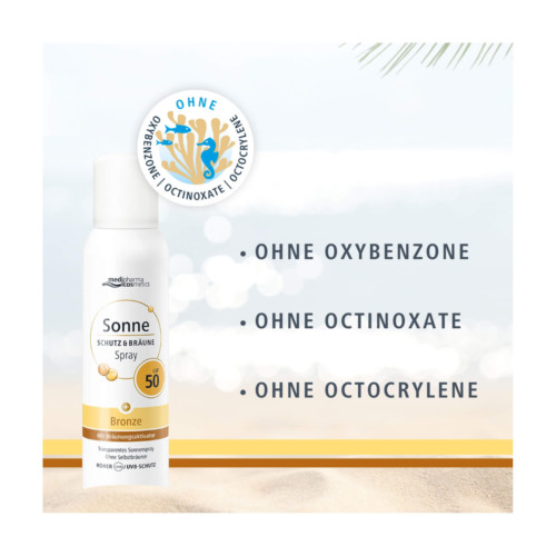 Sonne Schutz & Br&auml;une LSF 50 Aerosol-Spray