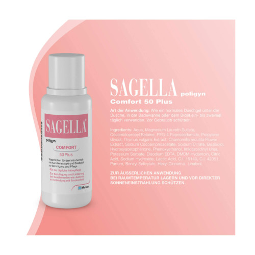 Sagella Poligyn Comfort 50 +, Intimwaschlotion