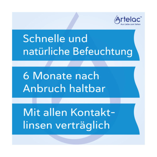 Artelac Splash MDO Augentropfen f&uuml;r trockene brennende Augen