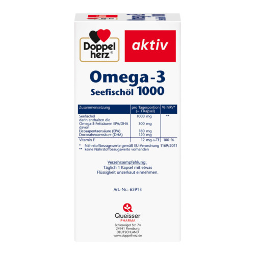 Doppelherz aktiv Omega-3 Seefisch&ouml;l 1000 Kapseln