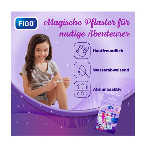 Figo Kinderpflaster Einh&ouml;rner