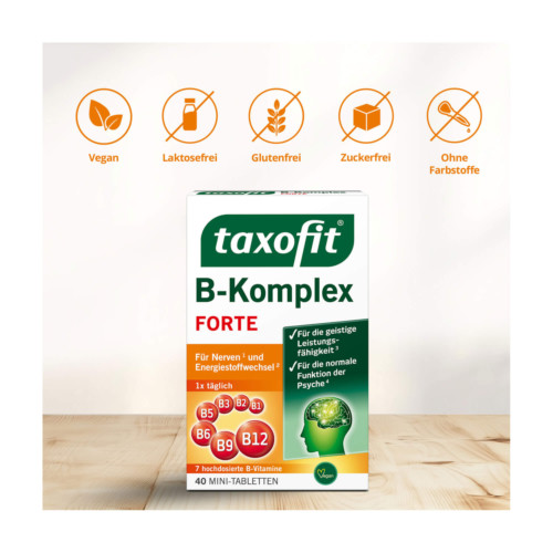 Taxofit B-Komplex + Fols&auml;ure Mini Tabletten