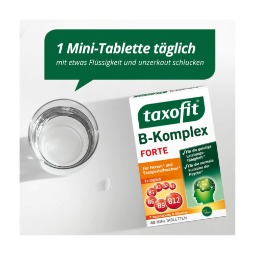 Taxofit B-Komplex + Fols&auml;ure Mini Tabletten