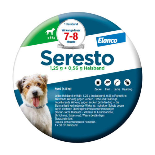 Seresto Halsband f&uuml;r kleine Hunde