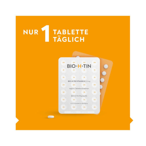 Bio-H-Tin Vitamin H 2,5 mg f&uuml;r 12 Wochen Tabletten