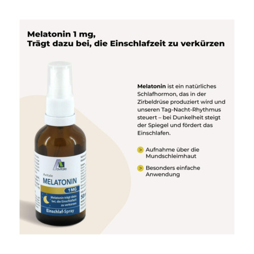 Melatonin 1 mg Einschlaf-Spray