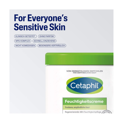 Cetaphil Feuchtigkeitscreme f&uuml;r trockene, empfindliche Haut