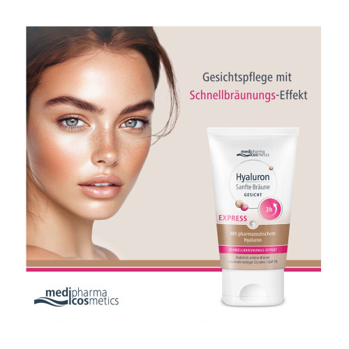 Hyaluron Sanfte Br&auml;une Gesichtspflege Express