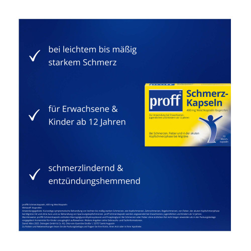 proff Schmerzkapseln 400 mg