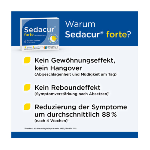 Sedacur forte Beruhigungsdragees