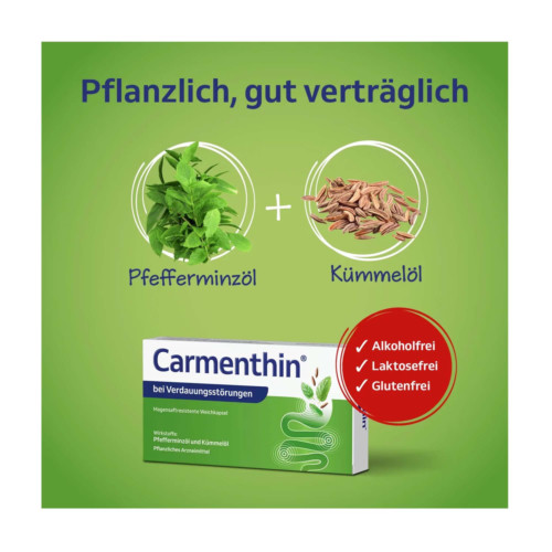 Carmenthin Weichkapseln bei Verdauungsst&ouml;rungen